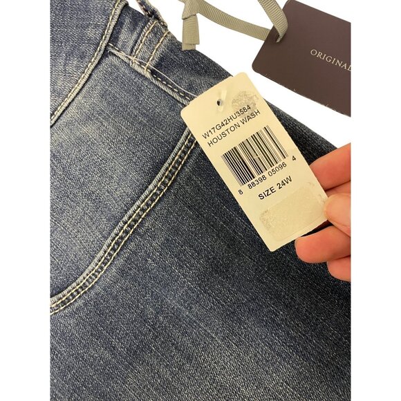 NYDJ Womens Jeans 24W Blue Cropped Denim Original slimming fit 59903 NWT - Picture 5 of 14